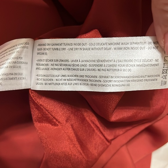 NEW Keepsake Rust Two Minds Dress Size Medium - Picture 7 of 7